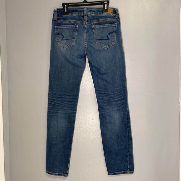 American Eagle Outfitters Skinny Blue Jeans Size 2P - Picture 4 of 8